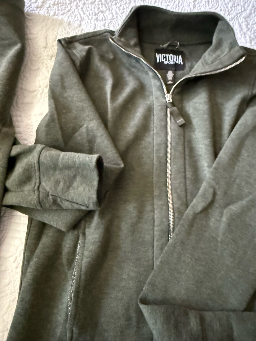 Victoria's Secret Olive Zip-Up Jacket